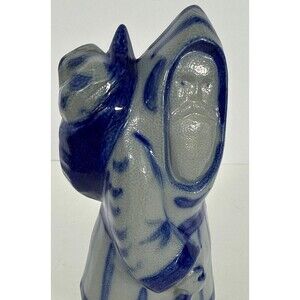 Eldreth Pottery Salt Glazed Stoneware Old World Father Christmas Belsnickle